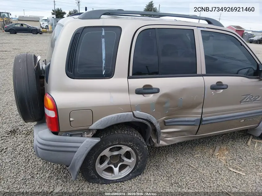 2002 Chevrolet Tracker Hard Top Zr2 VIN: 2CNBJ734926921460 Lot: 45462314