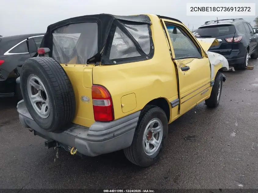 2003 Chevrolet Tracker VIN: 2CNBE18C736912372 Lot: 44011395