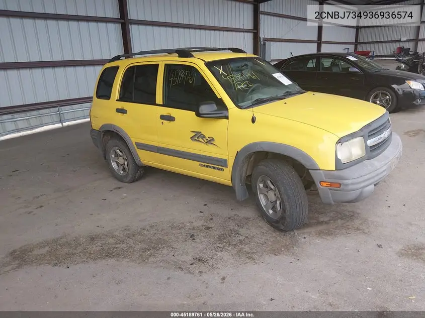 2003 Chevrolet Tracker Hard Top Zr2 VIN: 2CNBJ734936936574 Lot: 45189761