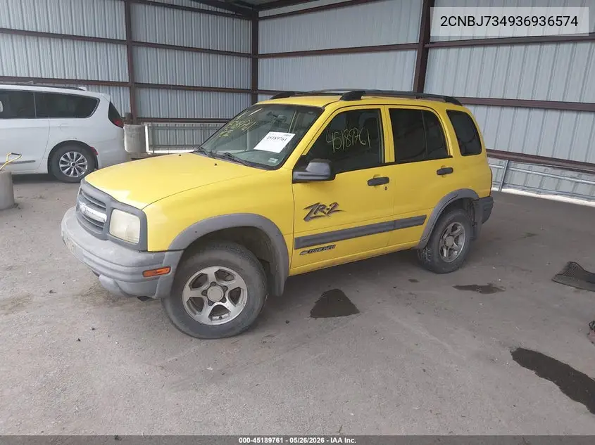 2003 Chevrolet Tracker Hard Top Zr2 VIN: 2CNBJ734936936574 Lot: 45189761