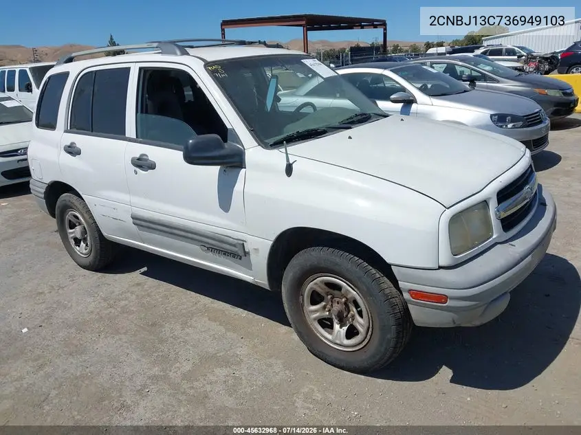 2003 Chevrolet Tracker Hard Top Base VIN: 2CNBJ13C736949103 Lot: 45632968