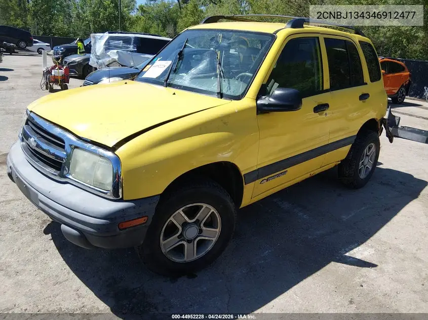 2004 Chevrolet Tracker VIN: 2CNBJ134346912477 Lot: 44952228