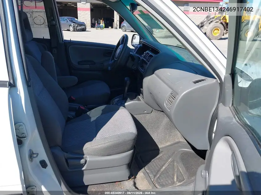 2004 Chevrolet Tracker VIN: 2CNBE134246917402 Lot: 45340917