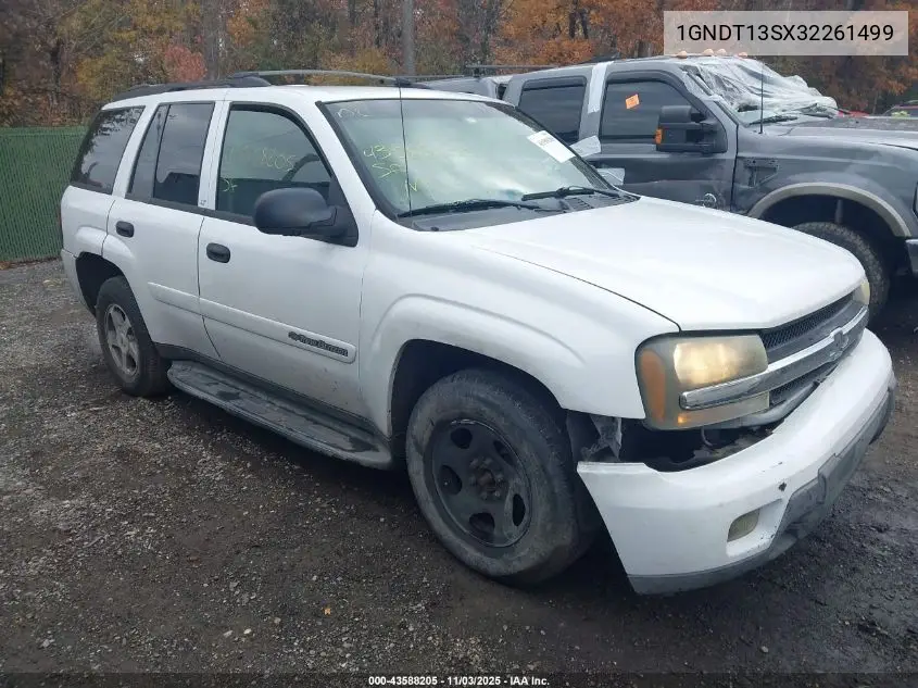 1GNDT13SX32261499 2003 Chevrolet Trailblazer Lt
