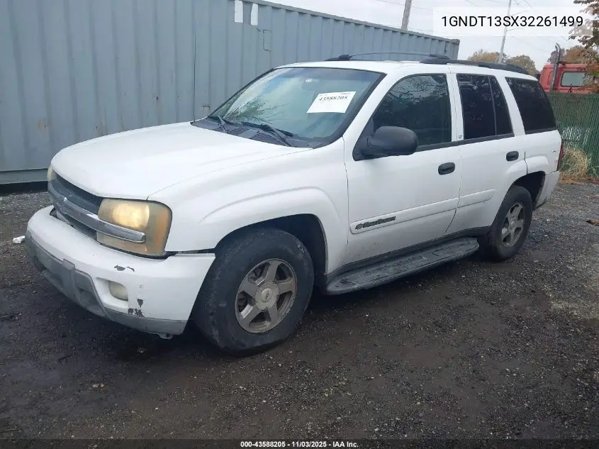 1GNDT13SX32261499 2003 Chevrolet Trailblazer Lt