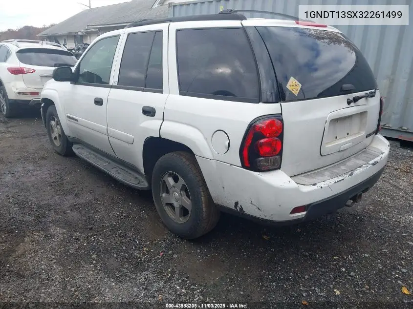1GNDT13SX32261499 2003 Chevrolet Trailblazer Lt