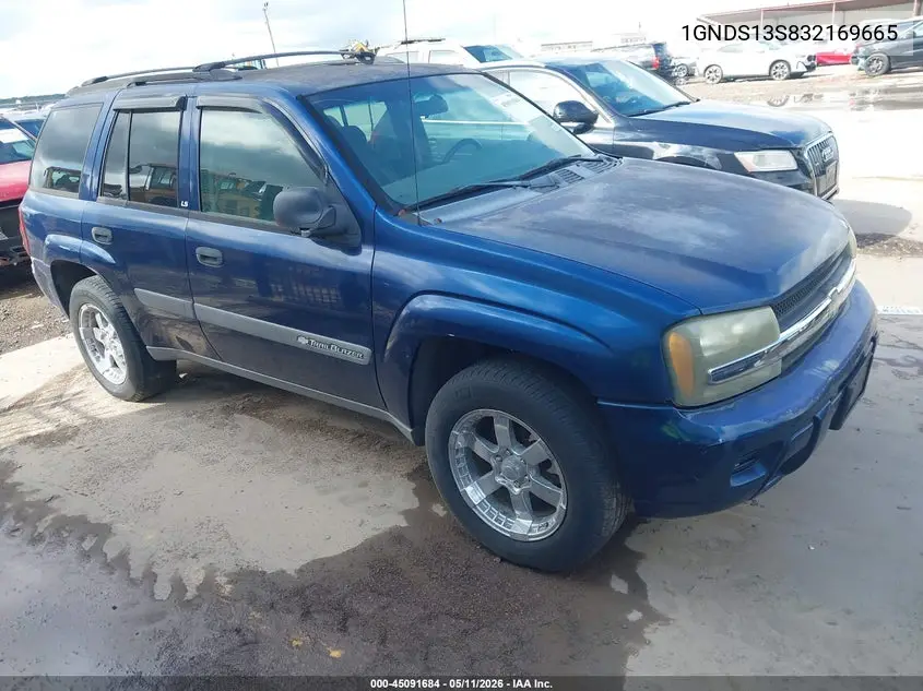 2003 Chevrolet Trailblazer Ls VIN: 1GNDS13S832169665 Lot: 45091684