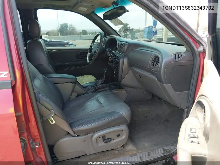 2003 Chevrolet Trailblazer Ltz VIN: 1GNDT13S832343702 Lot: 45547248