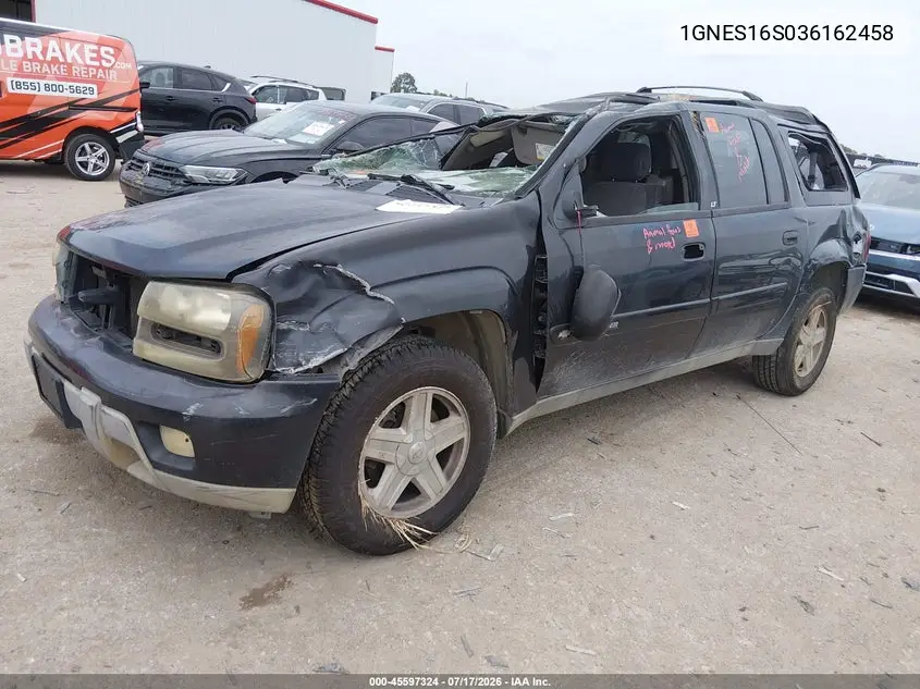 2003 Chevrolet Trailblazer Ext Lt VIN: 1GNES16S036162458 Lot: 45597324