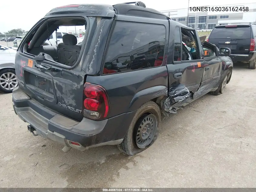 2003 Chevrolet Trailblazer Ext Lt VIN: 1GNES16S036162458 Lot: 45597324