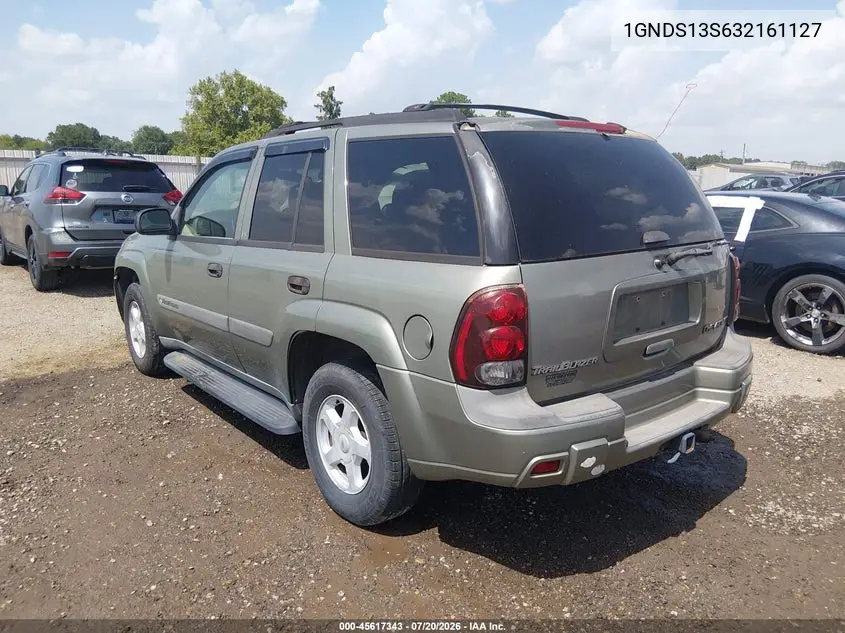 2003 Chevrolet Trailblazer Ls VIN: 1GNDS13S632161127 Lot: 45617343