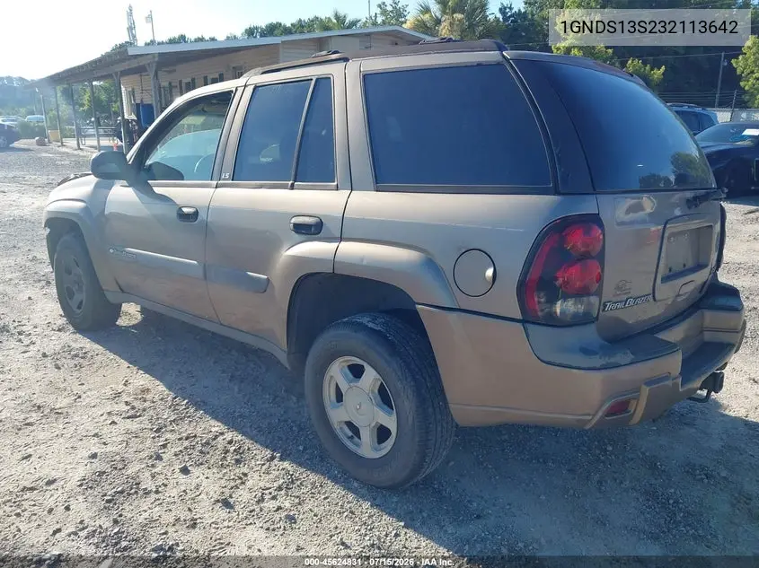 2003 Chevrolet Trailblazer Ls VIN: 1GNDS13S232113642 Lot: 45624831