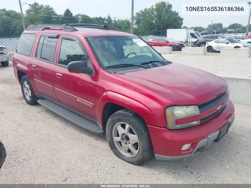 2003 Chevrolet Trailblazer Ext Lt VIN: 1GNES16S536186366 Lot: 45642920