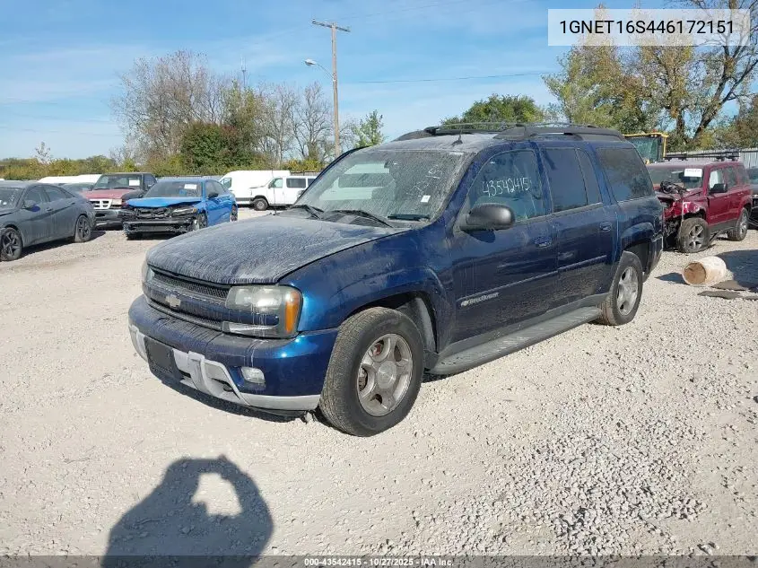 1GNET16S446172151 2004 Chevrolet Trailblazer Ext Lt