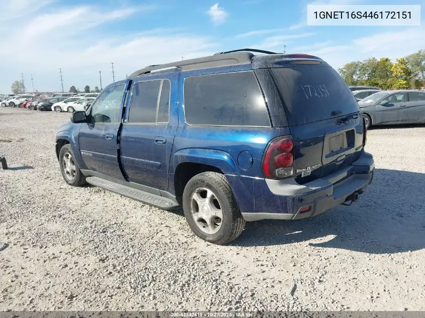 1GNET16S446172151 2004 Chevrolet Trailblazer Ext Lt