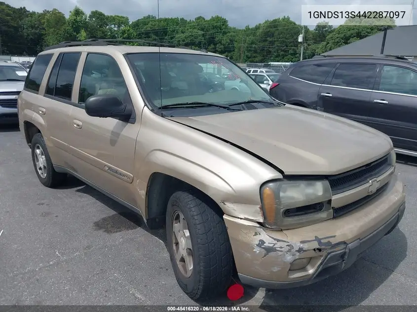 2004 Chevrolet Trailblazer Lt VIN: 1GNDS13S442287097 Lot: 45416320
