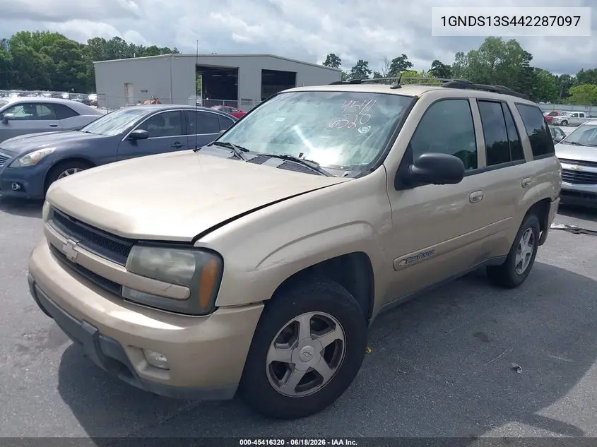 2004 Chevrolet Trailblazer Lt VIN: 1GNDS13S442287097 Lot: 45416320