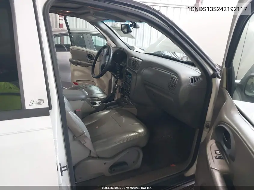 2004 Chevrolet Trailblazer Ls VIN: 1GNDS13S242192117 Lot: 45639995