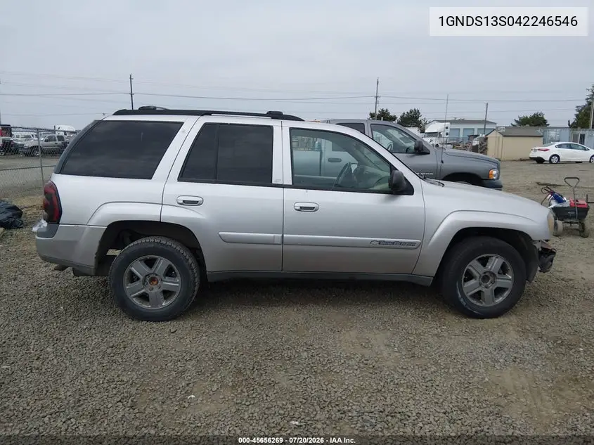 2004 Chevrolet Trailblazer Lt VIN: 1GNDS13S042246546 Lot: 45656269