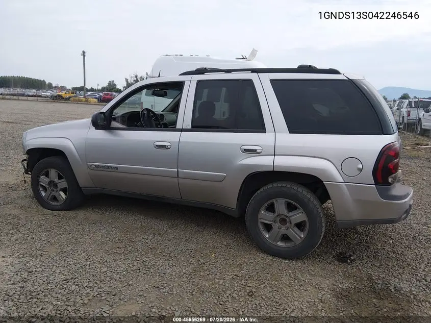 2004 Chevrolet Trailblazer Lt VIN: 1GNDS13S042246546 Lot: 45656269