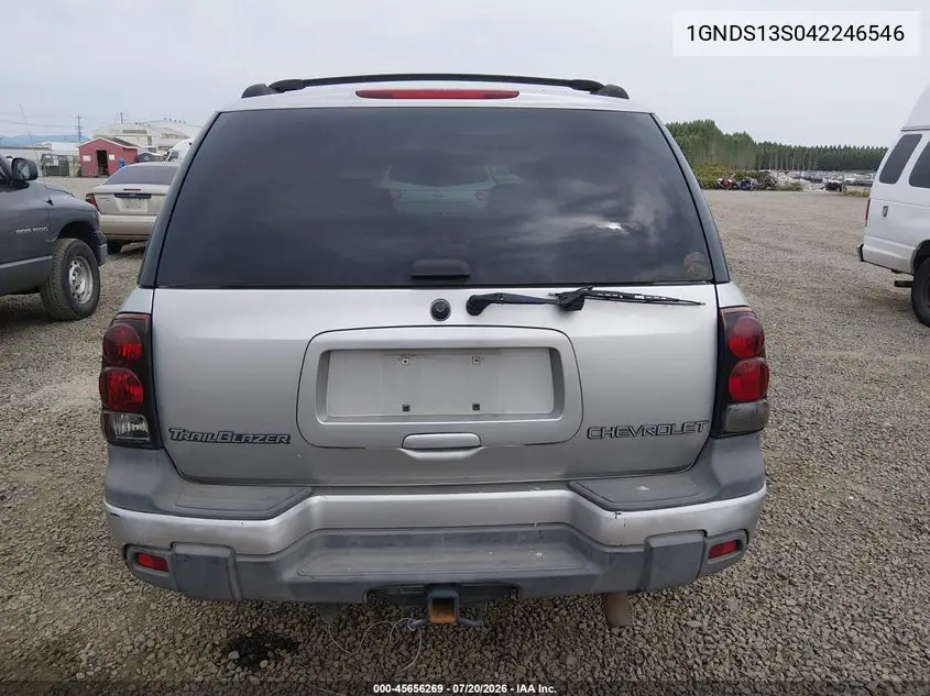 2004 Chevrolet Trailblazer Lt VIN: 1GNDS13S042246546 Lot: 45656269