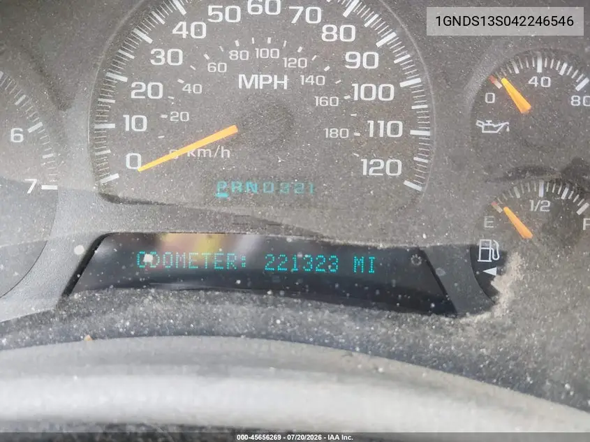 2004 Chevrolet Trailblazer Lt VIN: 1GNDS13S042246546 Lot: 45656269