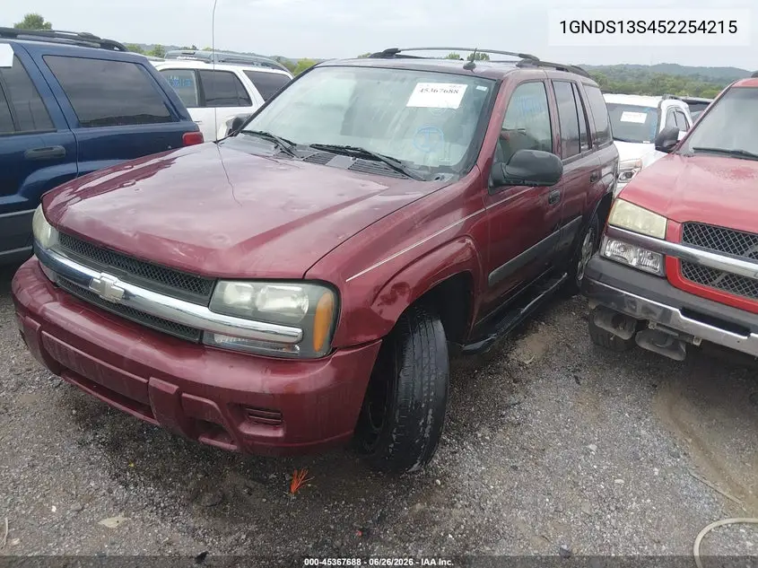 2005 Chevrolet Trailblazer Ls VIN: 1GNDS13S452254215 Lot: 45367688