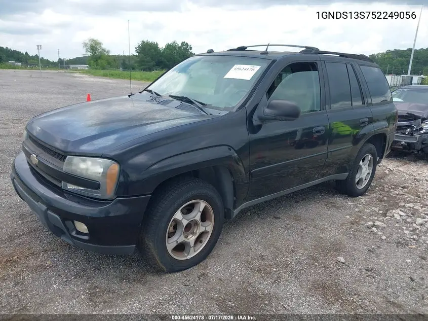 2005 Chevrolet Trailblazer Lt VIN: 1GNDS13S752249056 Lot: 45624178