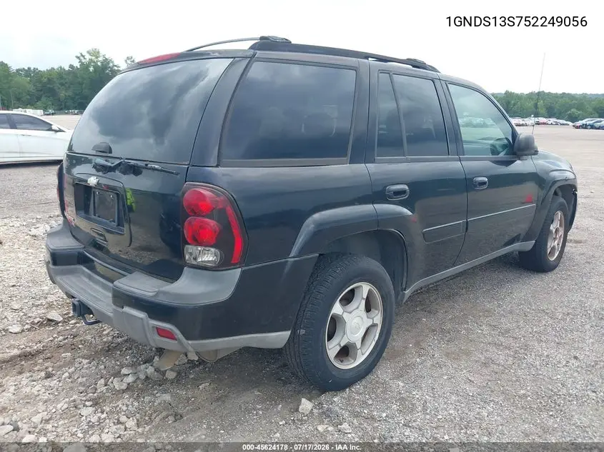 2005 Chevrolet Trailblazer Lt VIN: 1GNDS13S752249056 Lot: 45624178
