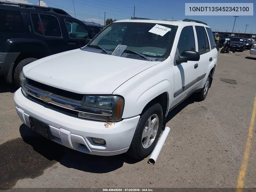 2005 Chevrolet Trailblazer Ls VIN: 1GNDT13S452342100 Lot: 45649288