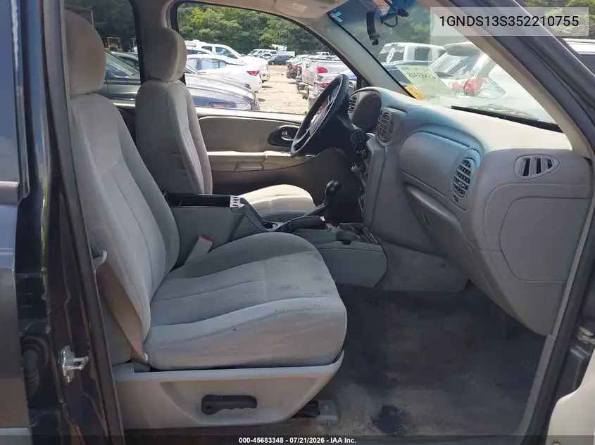 2005 Chevrolet Trailblazer Ls VIN: 1GNDS13S352210755 Lot: 45683348