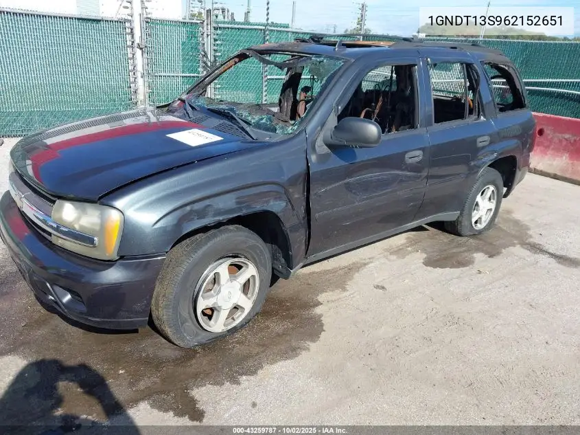 1GNDT13S962152651 2006 Chevrolet Trailblazer Ls