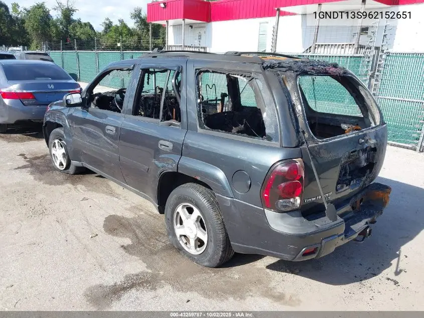 1GNDT13S962152651 2006 Chevrolet Trailblazer Ls