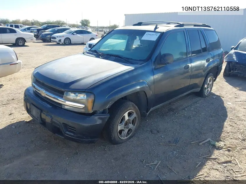 1GNDT13S762110558 2006 Chevrolet Trailblazer Ls