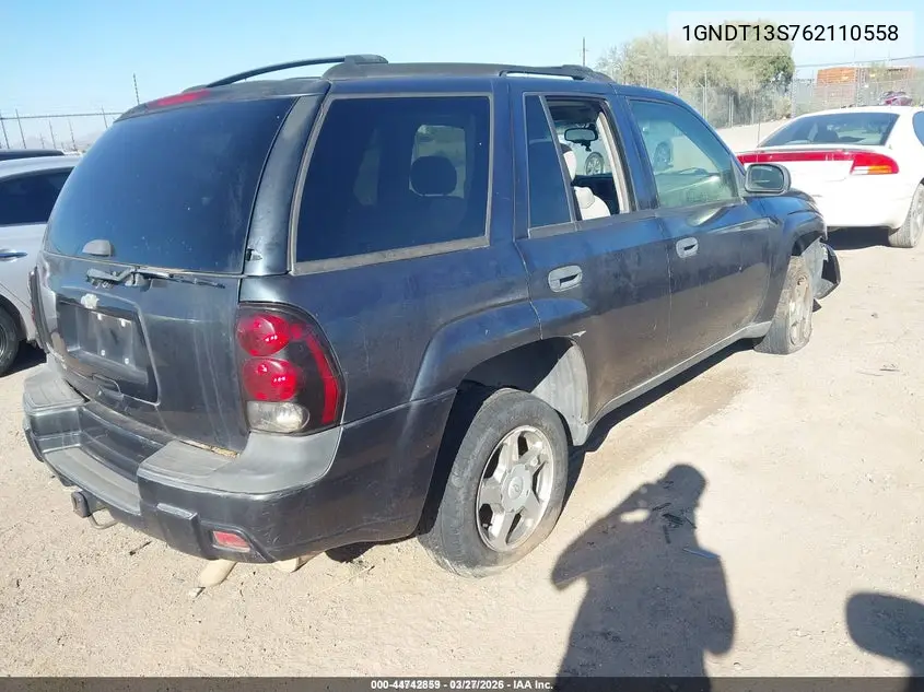 1GNDT13S762110558 2006 Chevrolet Trailblazer Ls