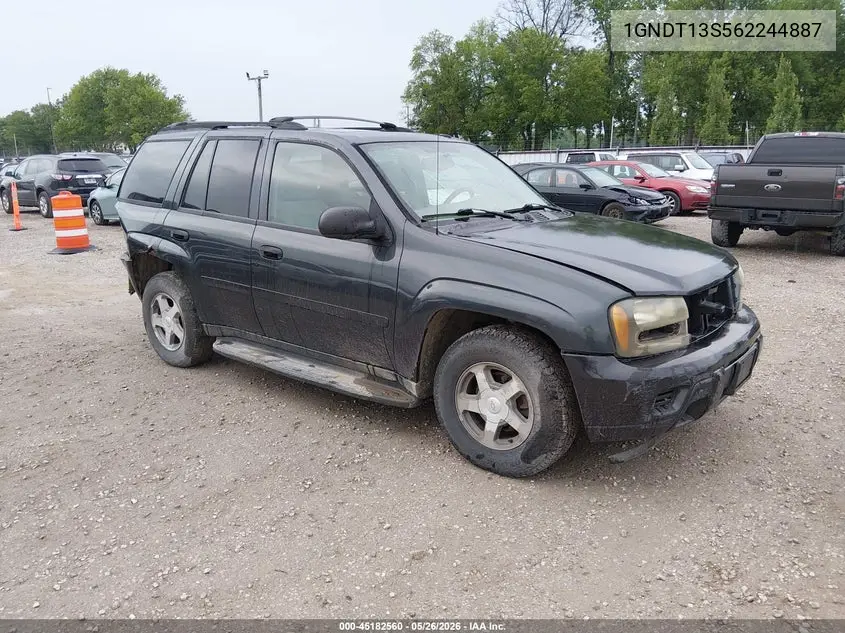 2006 Chevrolet Trailblazer Ls VIN: 1GNDT13S562244887 Lot: 45182560