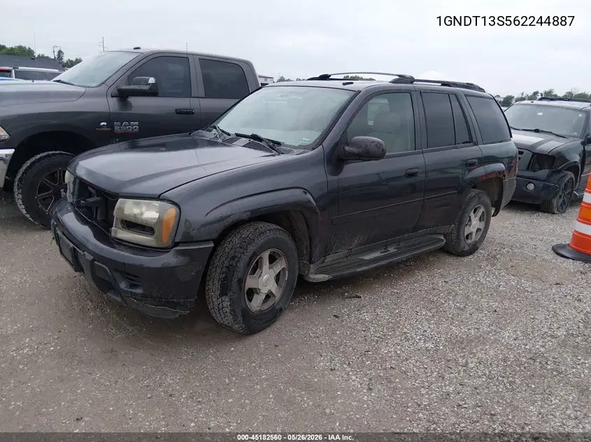 2006 Chevrolet Trailblazer Ls VIN: 1GNDT13S562244887 Lot: 45182560