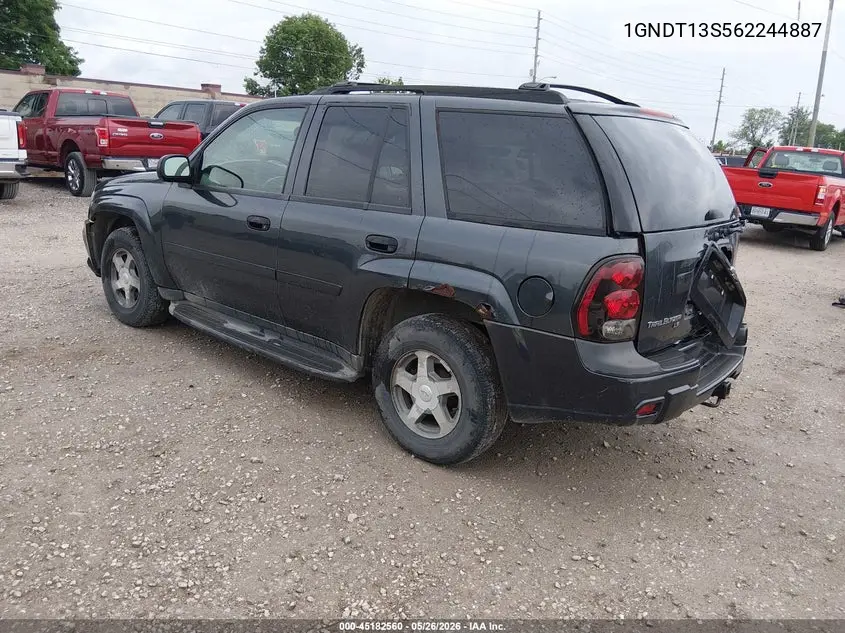 2006 Chevrolet Trailblazer Ls VIN: 1GNDT13S562244887 Lot: 45182560