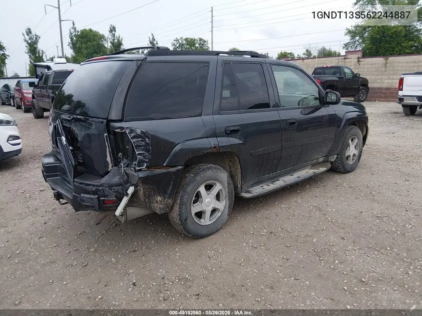 2006 Chevrolet Trailblazer Ls VIN: 1GNDT13S562244887 Lot: 45182560
