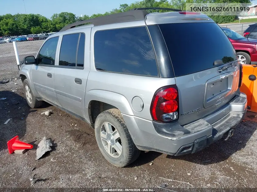 2006 Chevrolet Trailblazer Ext Ls VIN: 1GNES16S266111919 Lot: 45337454