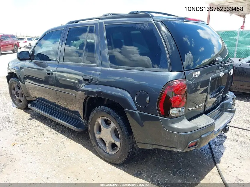 2006 Chevrolet Trailblazer Ls VIN: 1GNDS13S762333458 Lot: 45344225