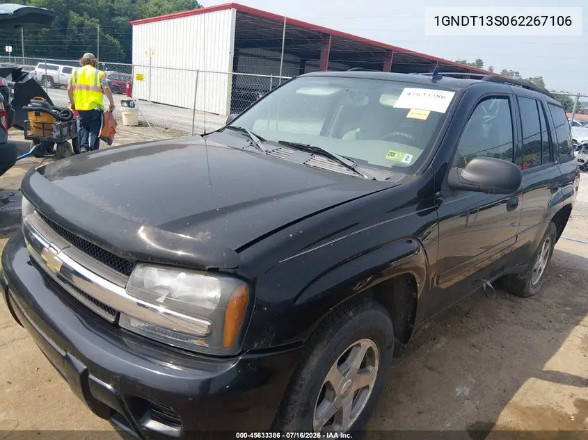 2006 Chevrolet Trailblazer Ls VIN: 1GNDT13S062267106 Lot: 45633386