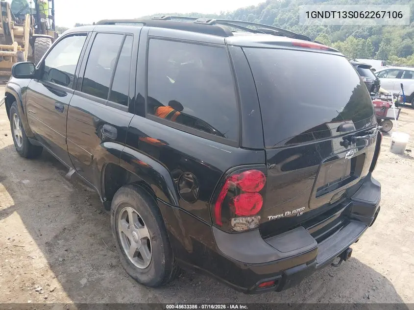 2006 Chevrolet Trailblazer Ls VIN: 1GNDT13S062267106 Lot: 45633386