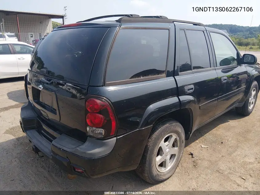 2006 Chevrolet Trailblazer Ls VIN: 1GNDT13S062267106 Lot: 45633386