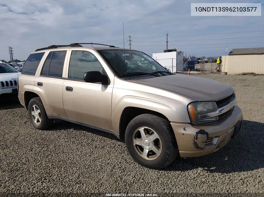 2006 Chevrolet Trailblazer Ls VIN: 1GNDT13S962103577 Lot: 45650723