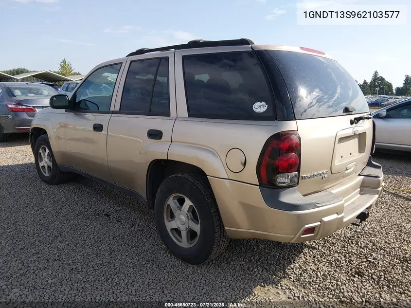 2006 Chevrolet Trailblazer Ls VIN: 1GNDT13S962103577 Lot: 45650723