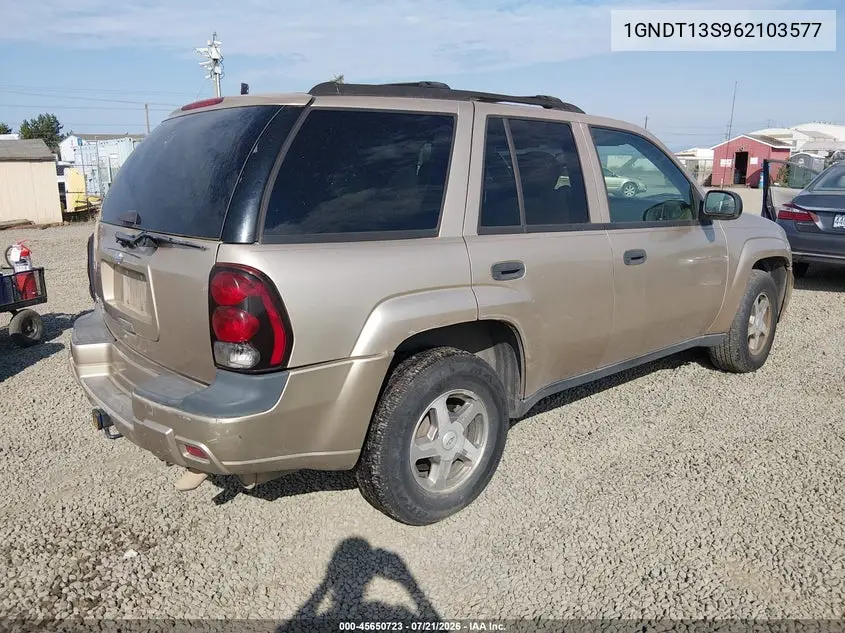 2006 Chevrolet Trailblazer Ls VIN: 1GNDT13S962103577 Lot: 45650723