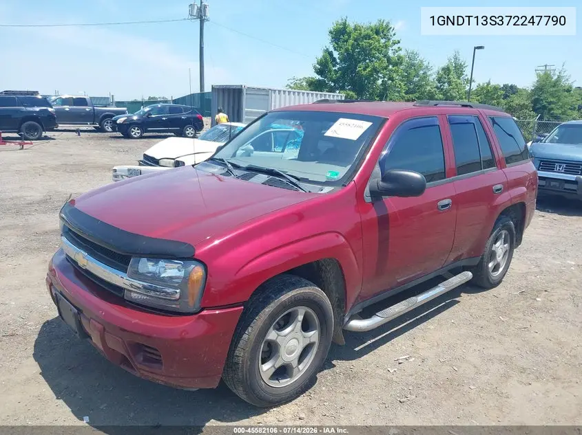 2007 Chevrolet Trailblazer Ls VIN: 1GNDT13S372247790 Lot: 45582106