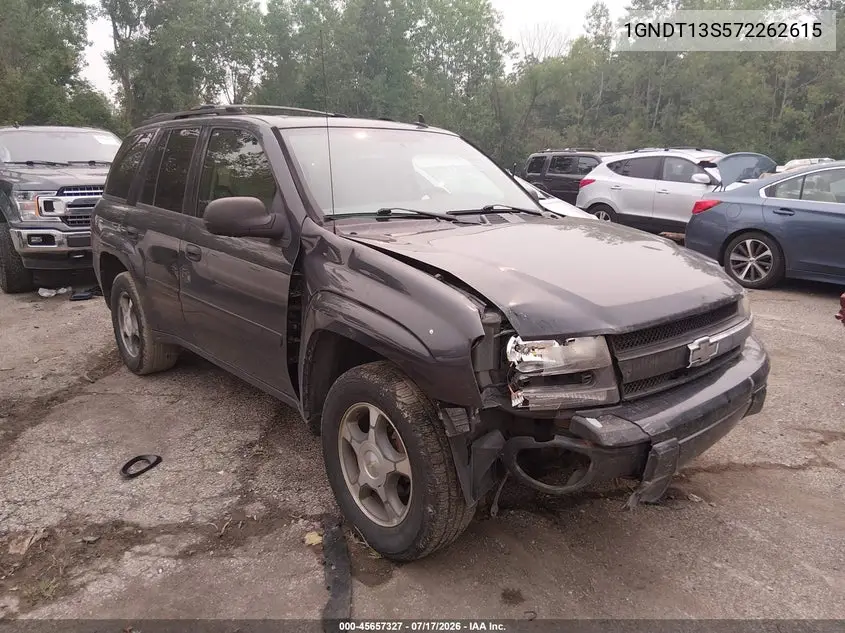 2007 Chevrolet Trailblazer Ls VIN: 1GNDT13S572262615 Lot: 45657327