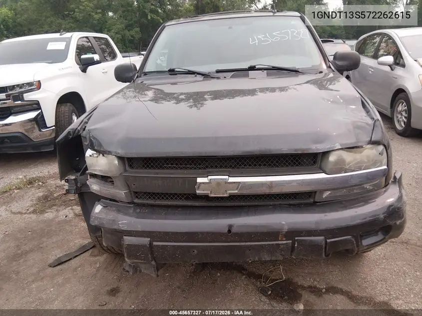 2007 Chevrolet Trailblazer Ls VIN: 1GNDT13S572262615 Lot: 45657327